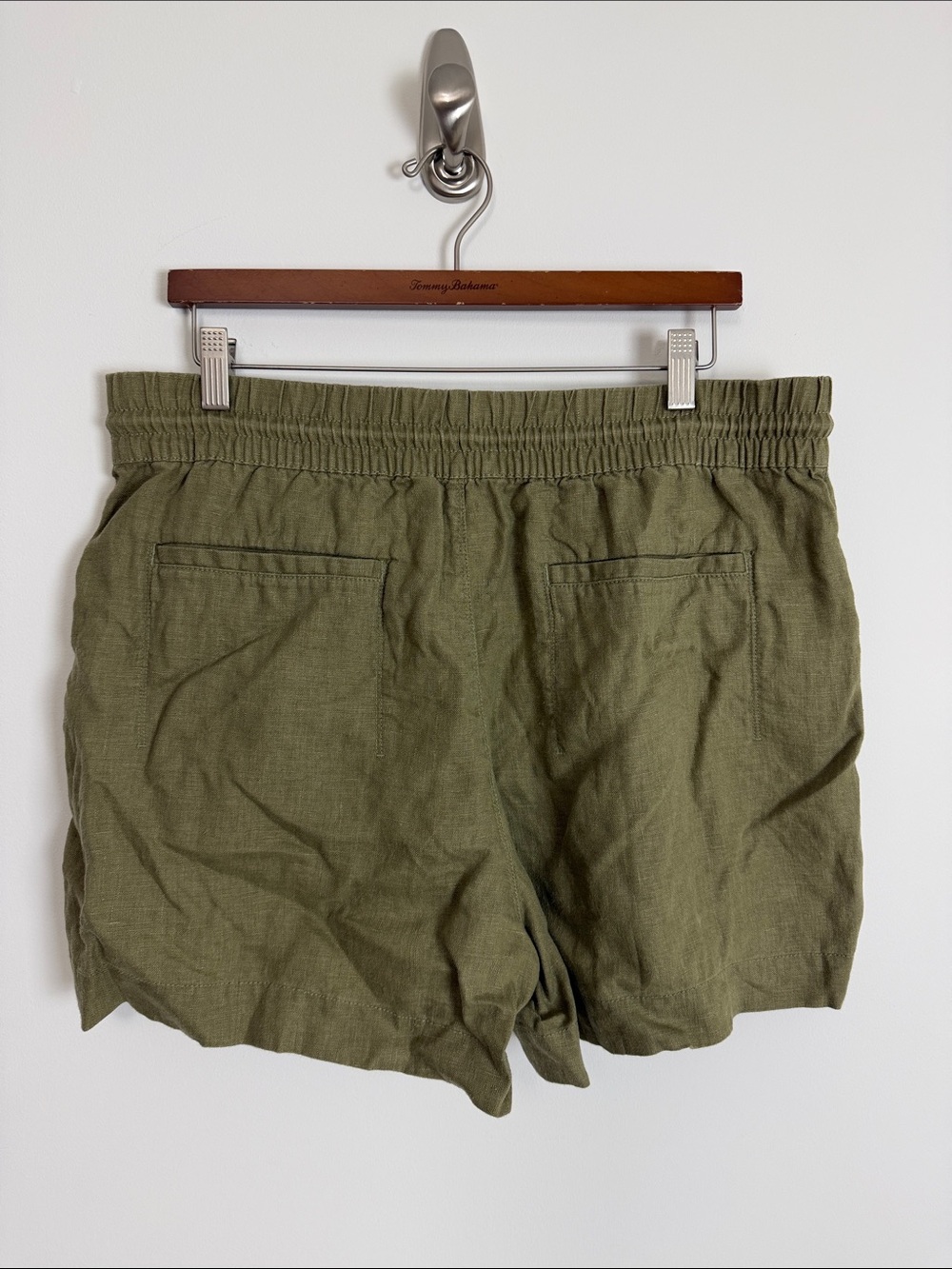 Athleta Olive Green Drawstring Athletic Shorts - Picture 3 of 5